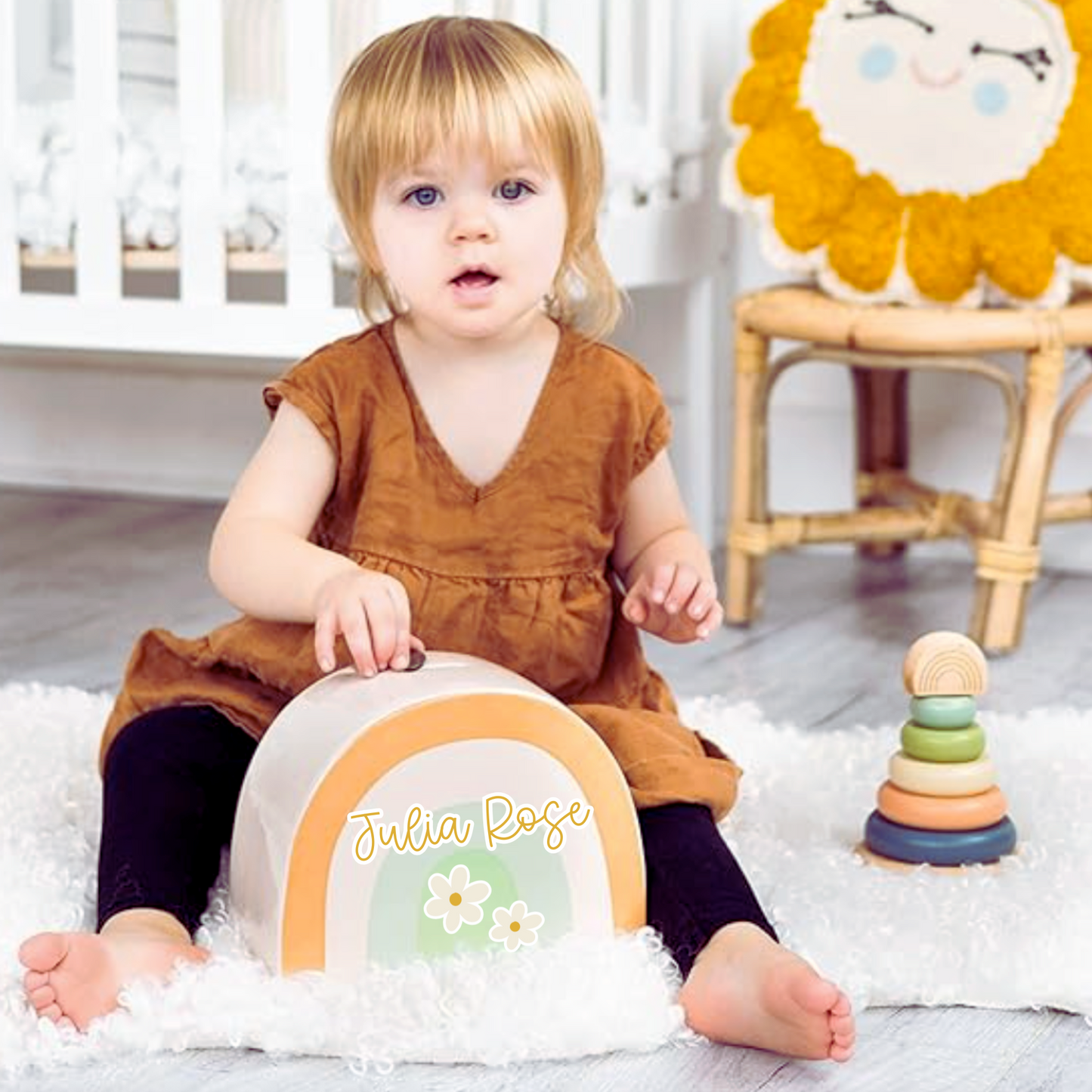 Personalized Rainbow Savings Bank