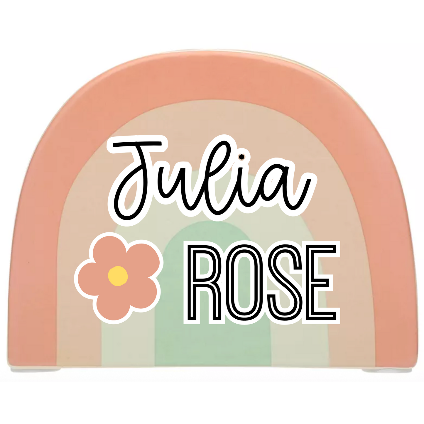Personalized Rainbow Savings Bank