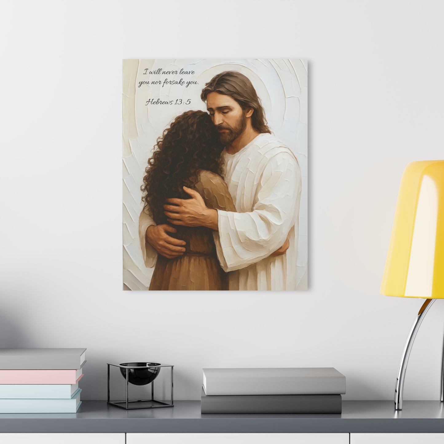 Hebrews 13:5 - Scripture Inspirational Acrylic Print