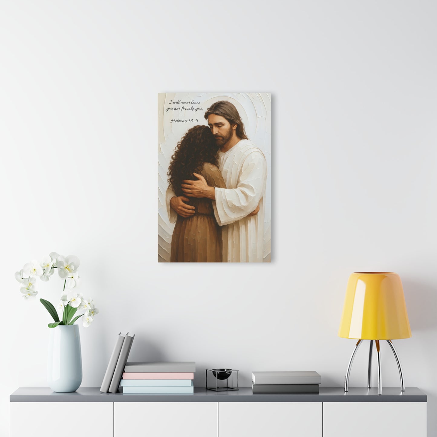 Hebrews 13:5 - Scripture Inspirational Acrylic Print