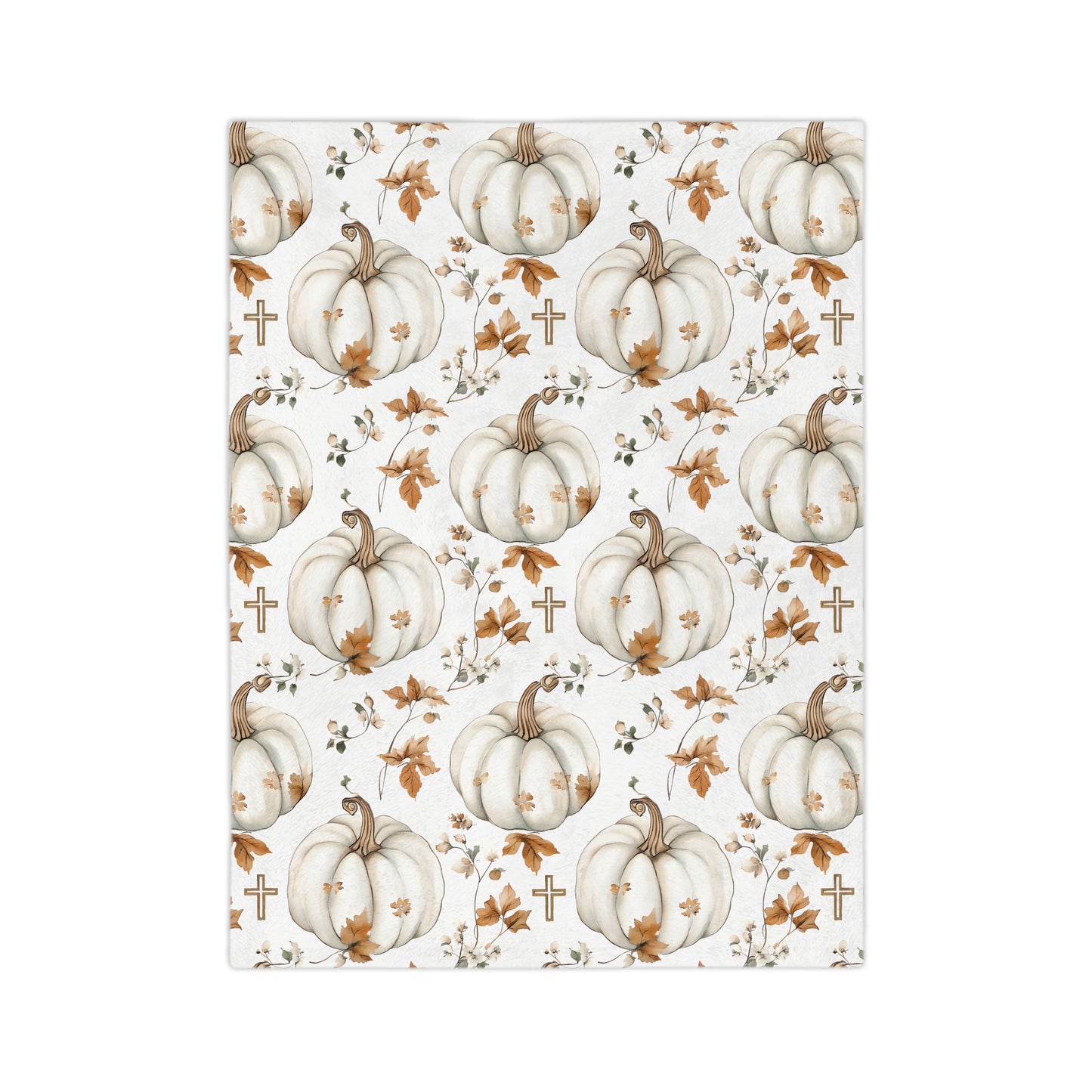 Faithful Harvest Velveteen Blanket