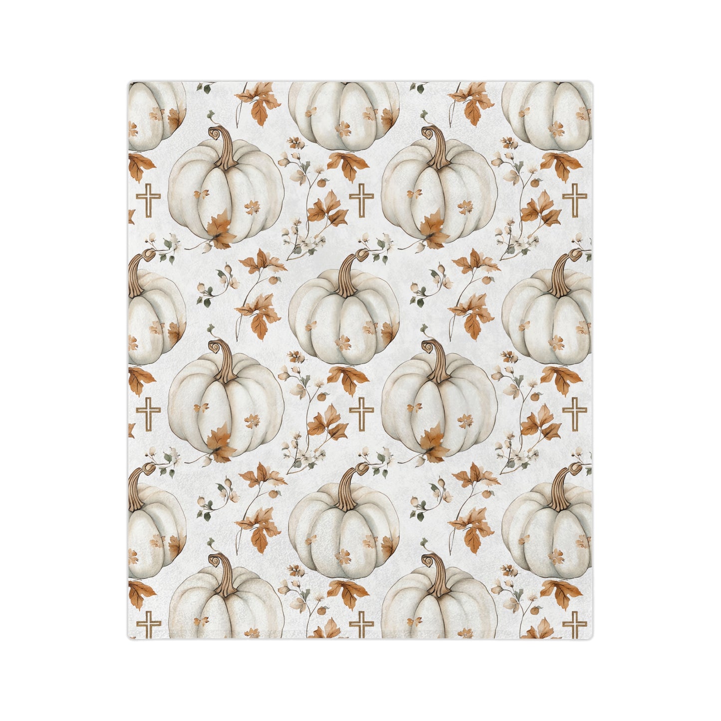 Faithful Harvest Velveteen Blanket