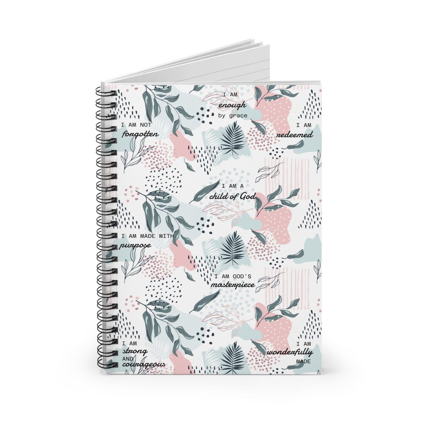 Inspirational Faith-Based Spiral Notebook