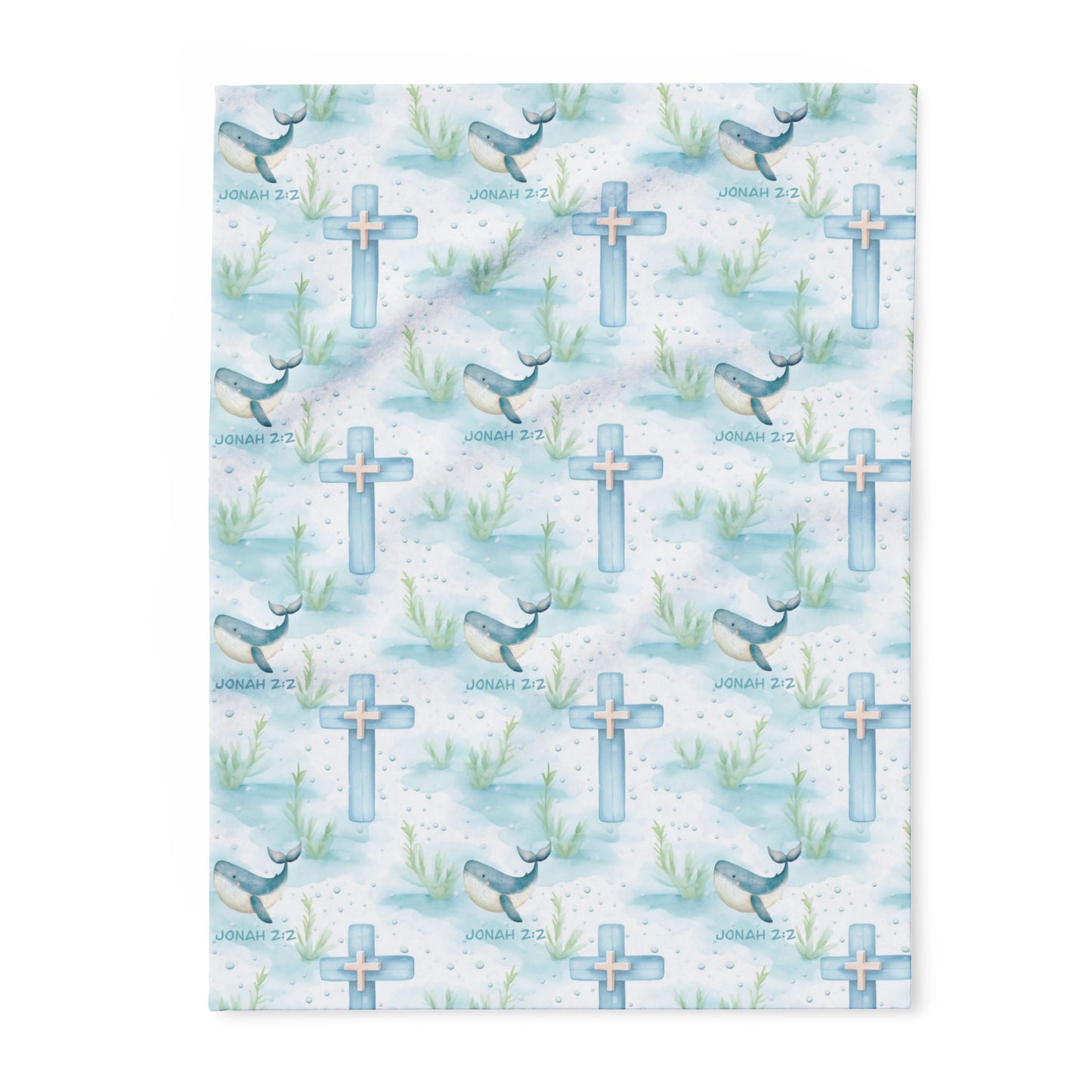 Jonah 2:2 - He Answered Me Fleece Blanket