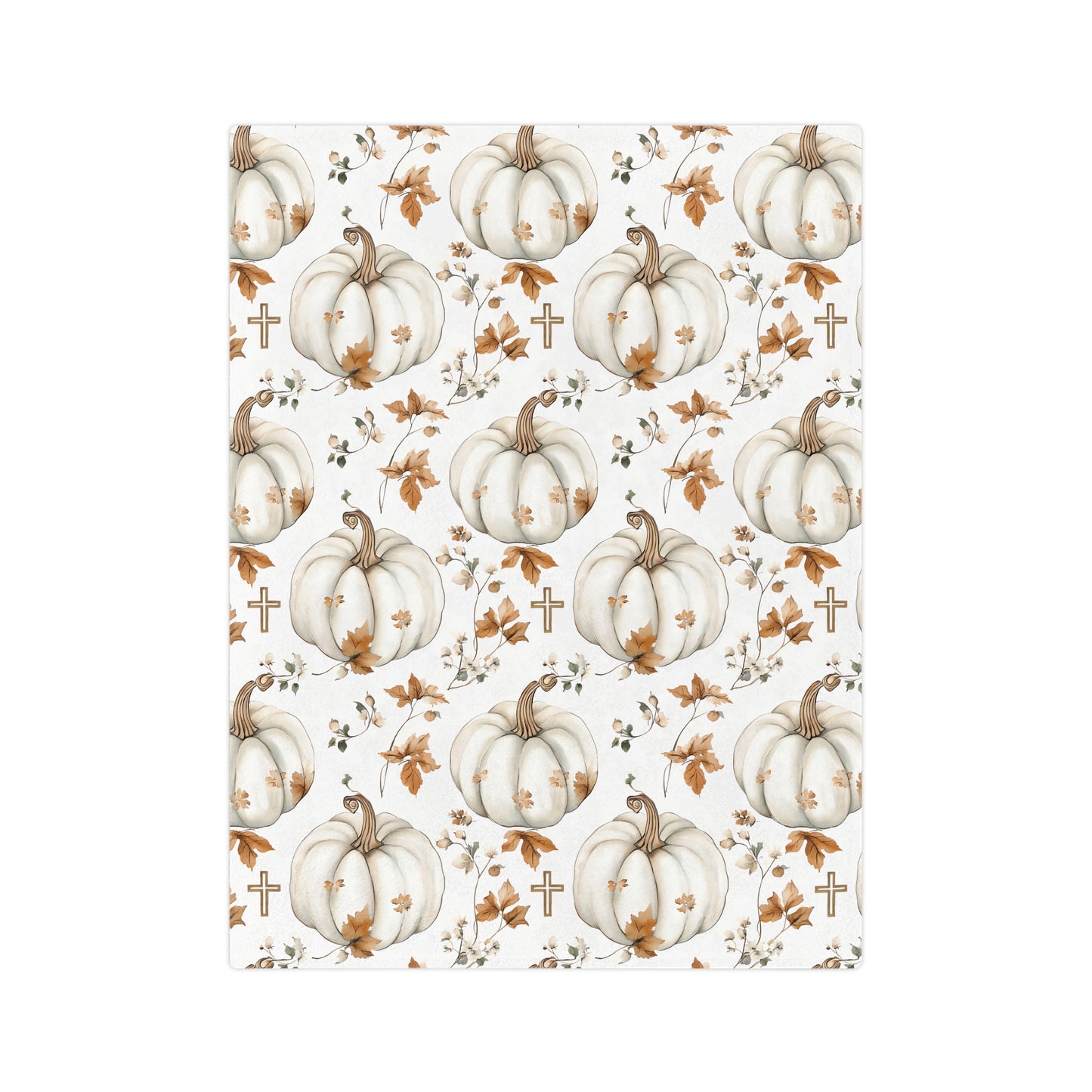 Faithful Harvest Velveteen Blanket