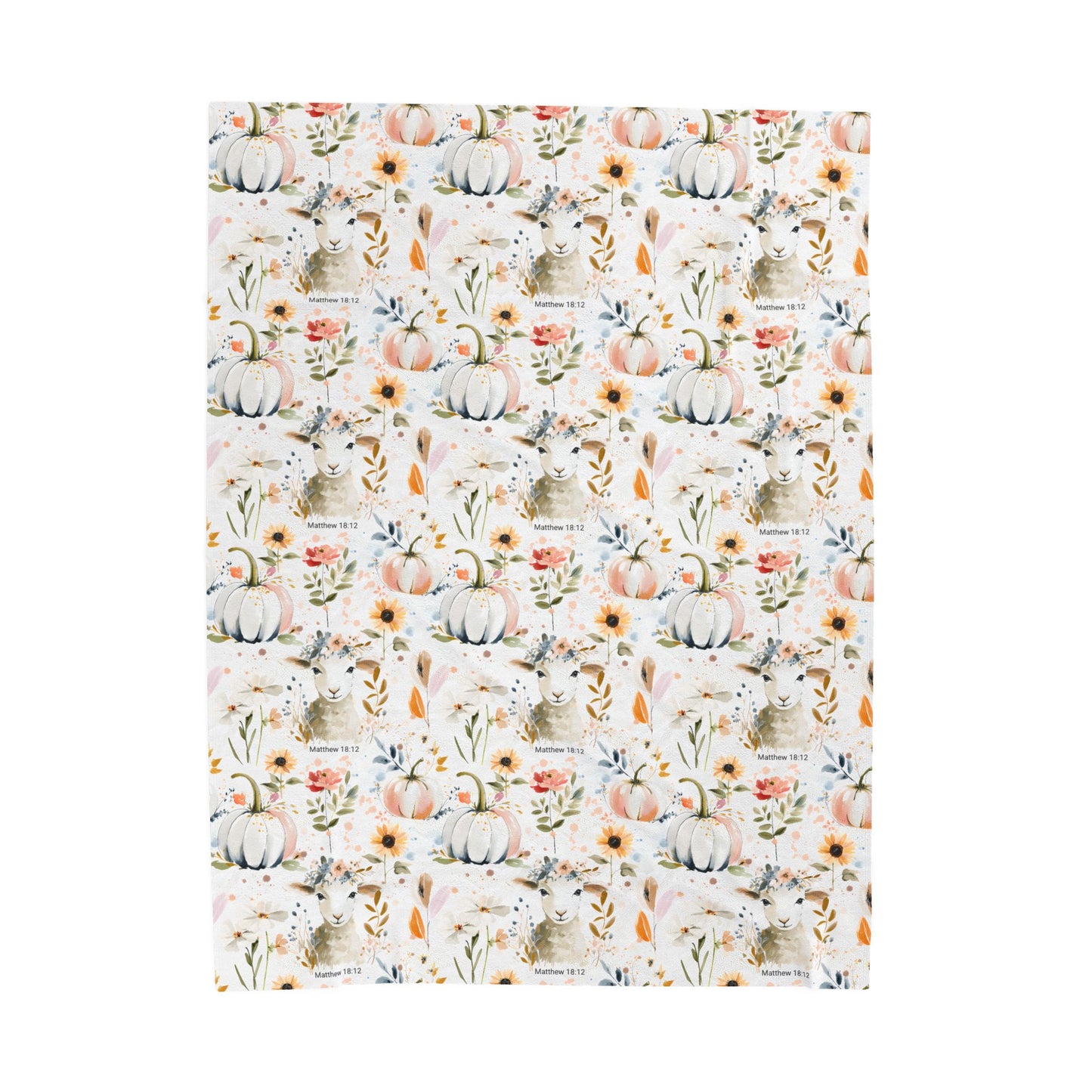 Matthew 18:12 He Left The 99 To Find Me Velveteen Plush Blanket