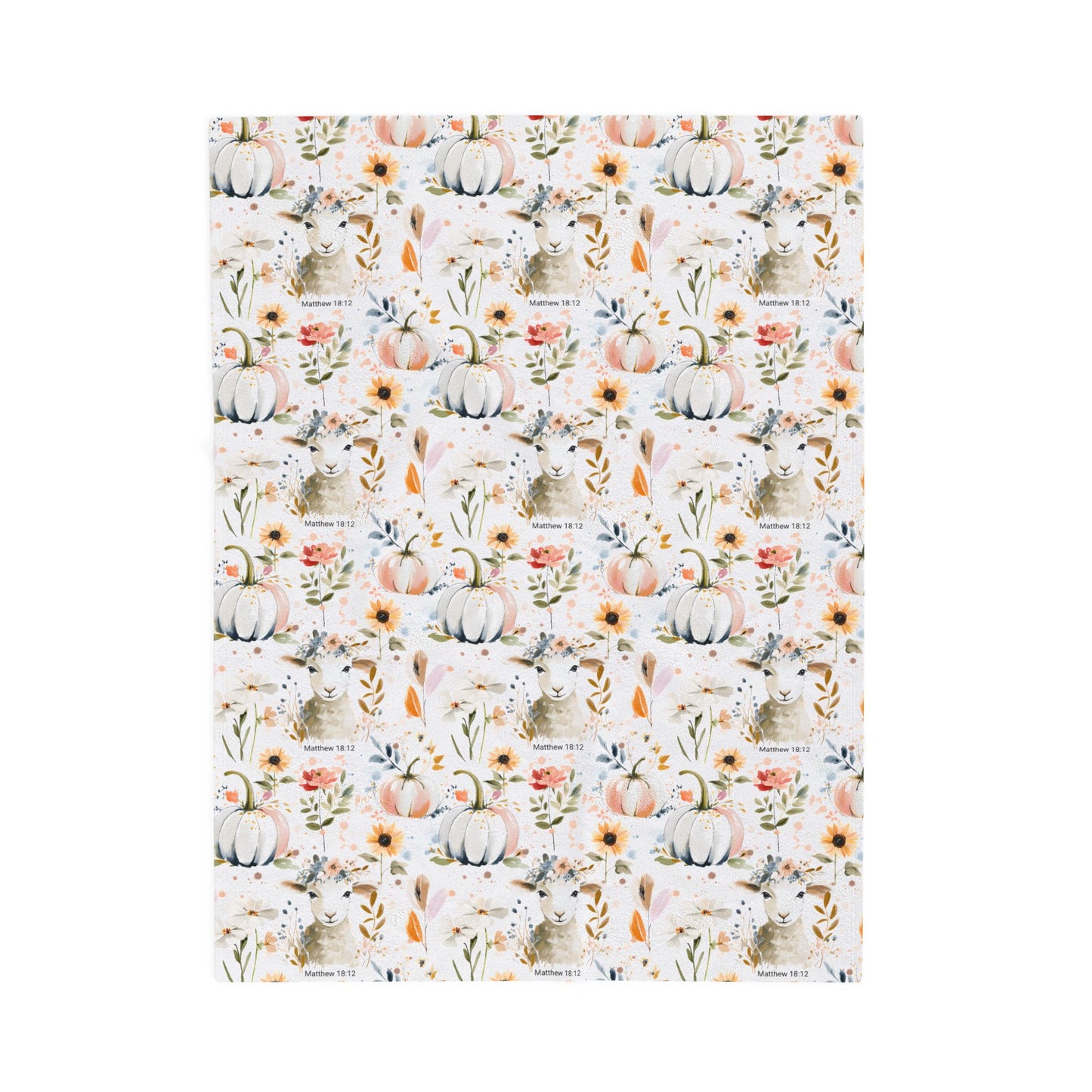 Matthew 18:12 He Left The 99 To Find Me Velveteen Plush Blanket