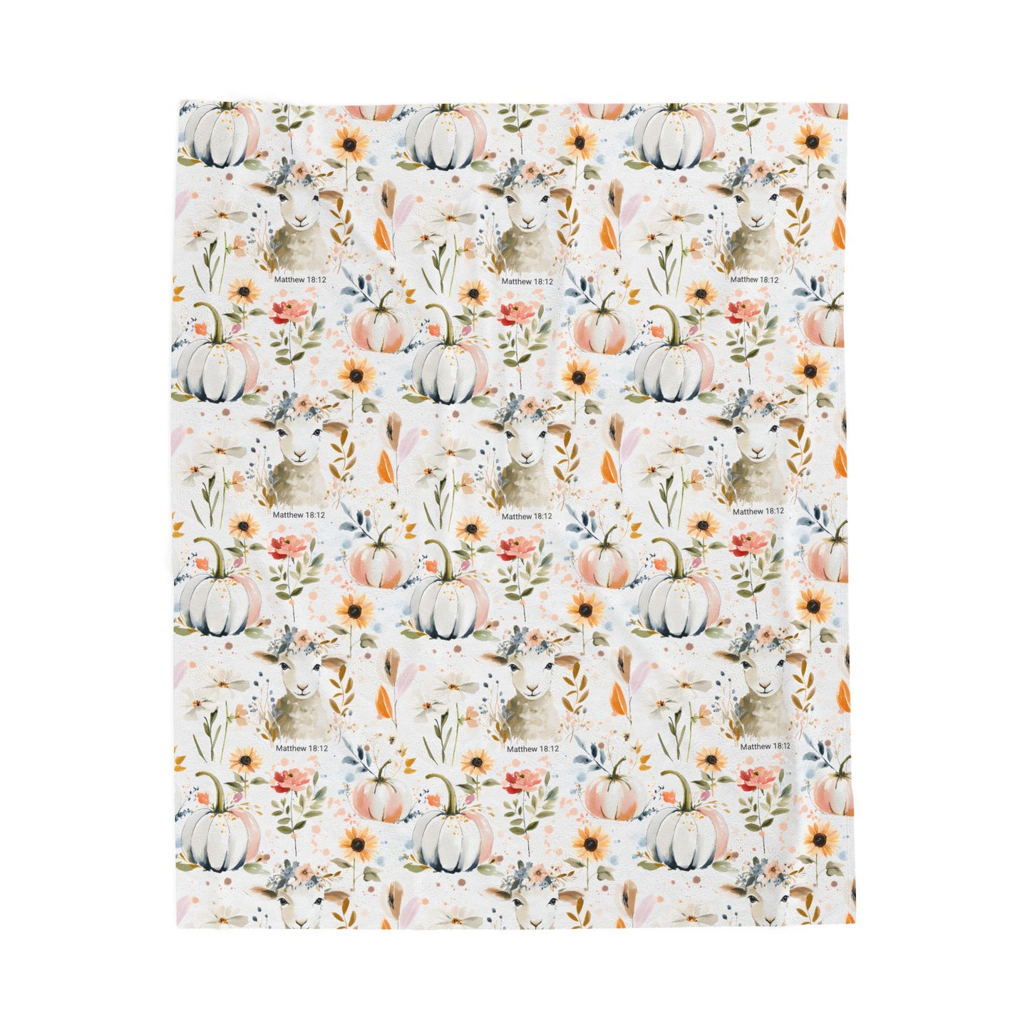 Matthew 18:12 He Left The 99 To Find Me Velveteen Plush Blanket