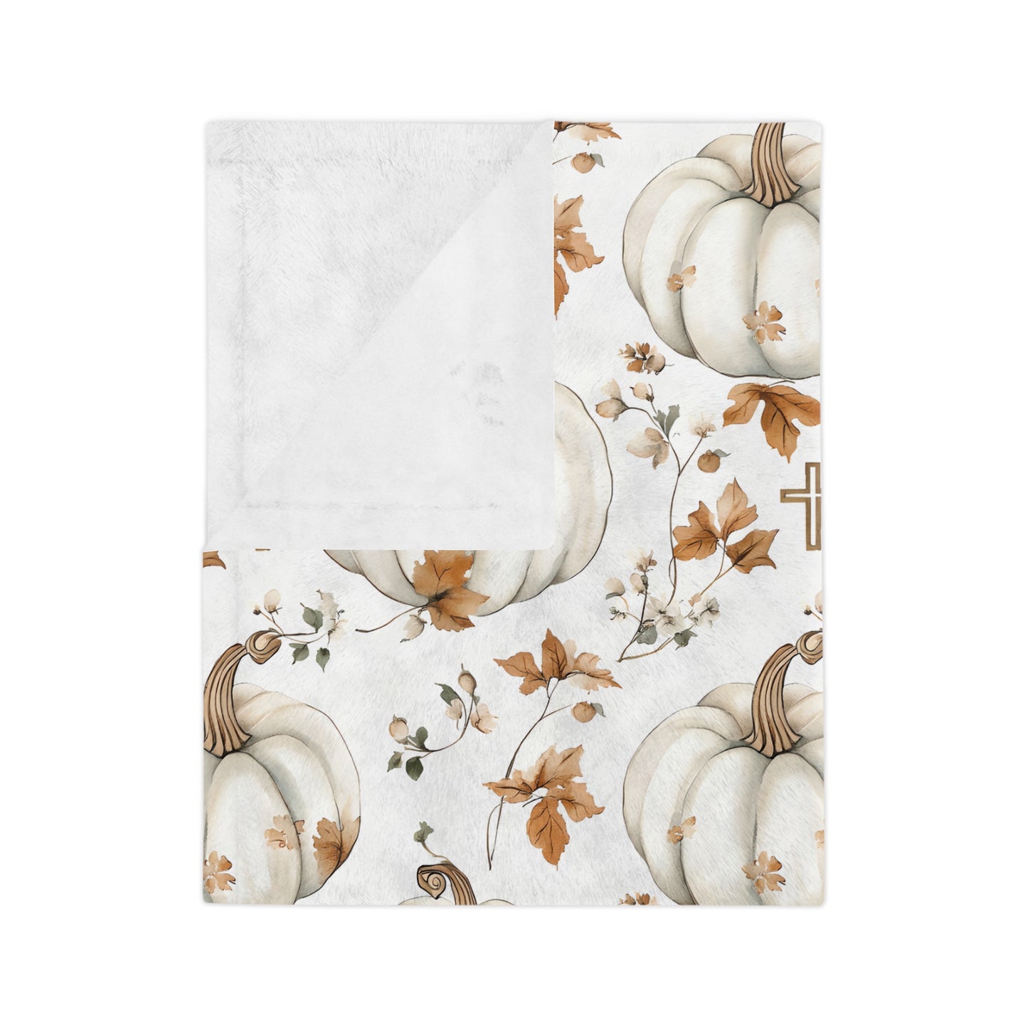 Faithful Harvest Velveteen Blanket