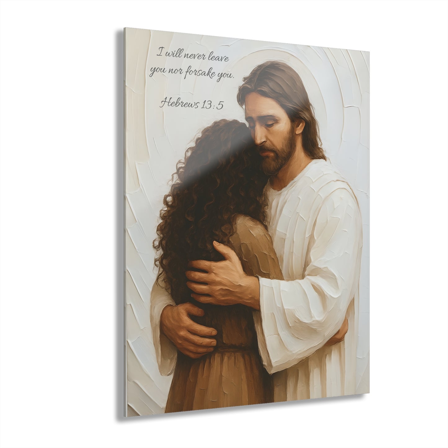 Hebrews 13:5 - Scripture Inspirational Acrylic Print