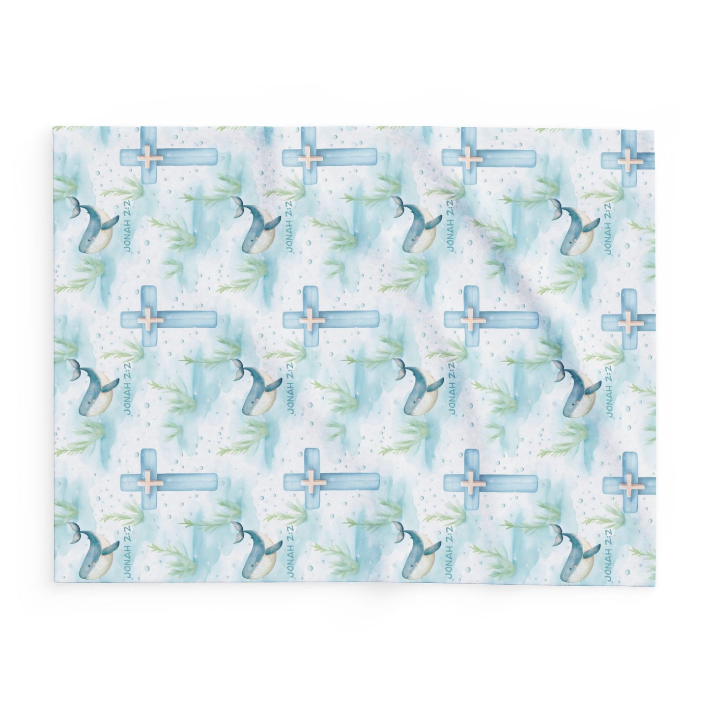 Jonah 2:2 - He Answered Me Fleece Blanket