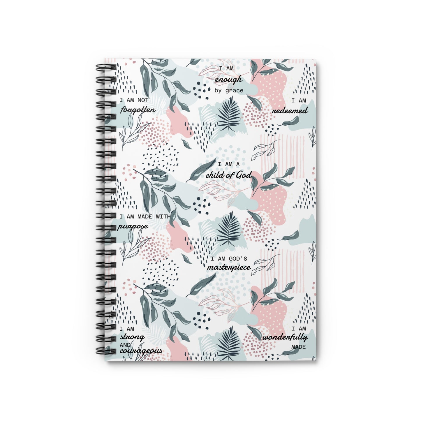 Inspirational Faith-Based Spiral Notebook