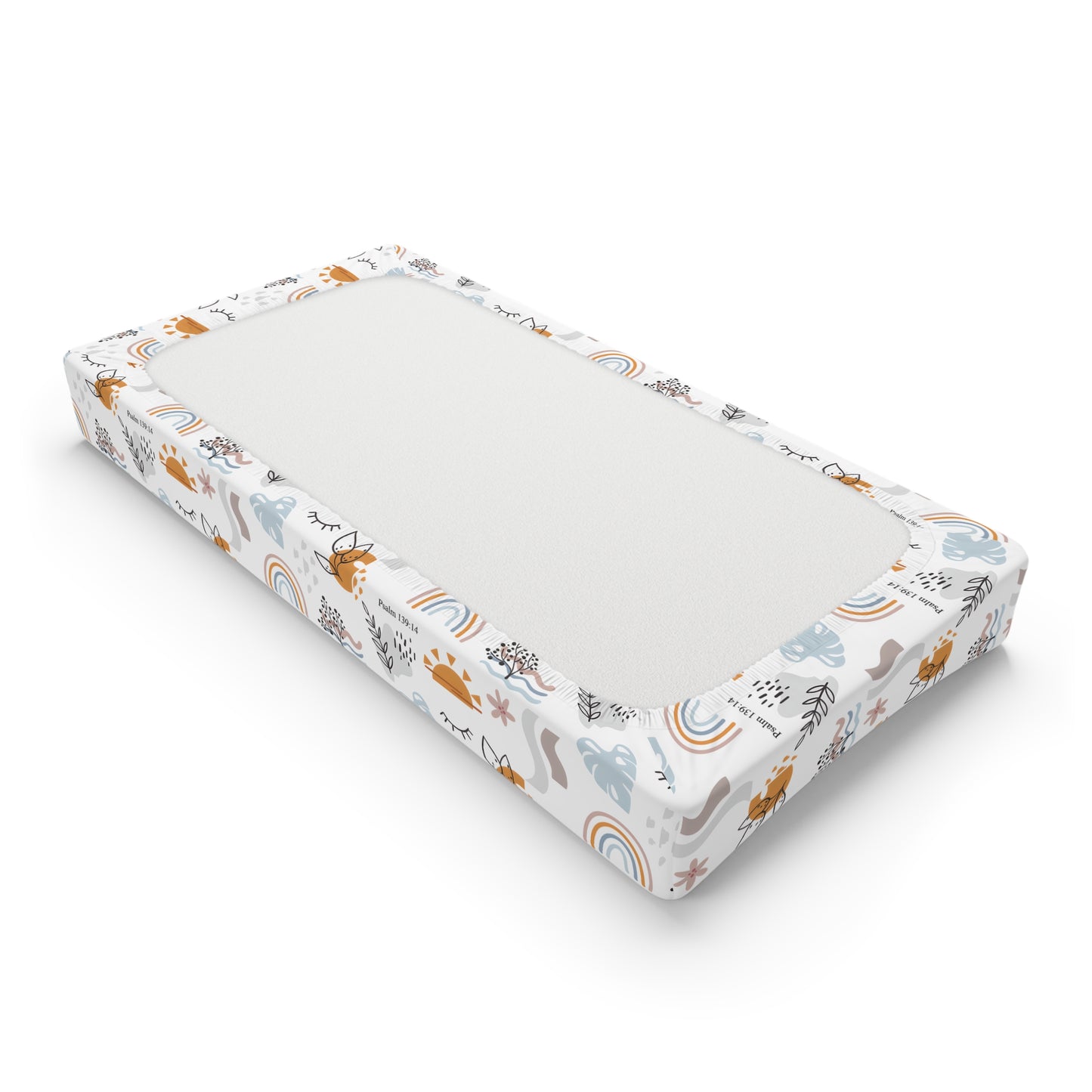 Psalm 139:14 - Wonderfully Made Changing Pad