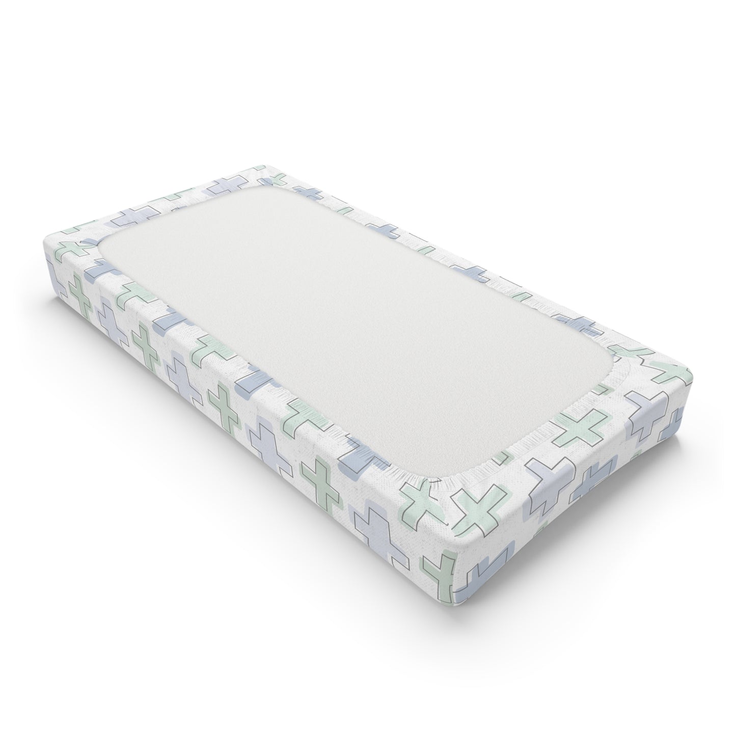 Personalized Rooted in Faith Changing Pad Cover