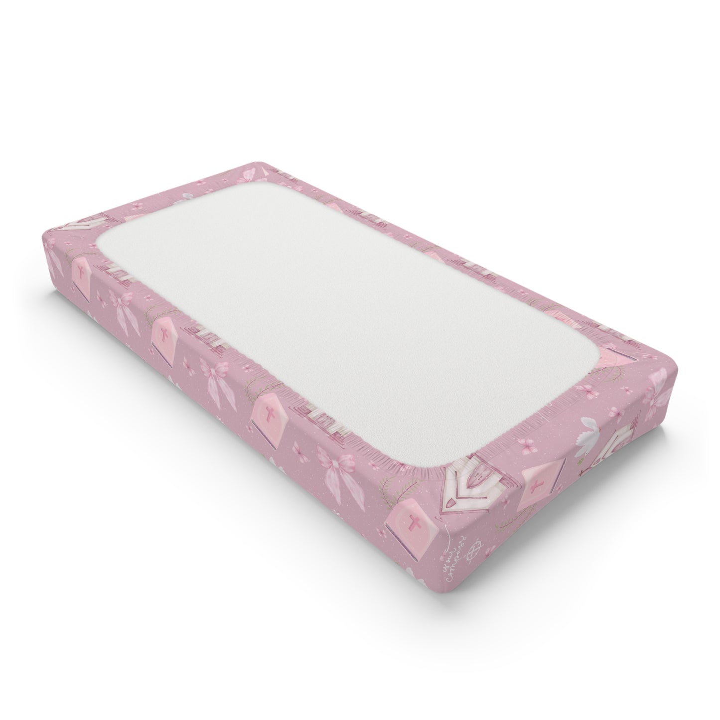 Psalm 119:105 - Bible is Our Compass Baby Changing Pad Cover