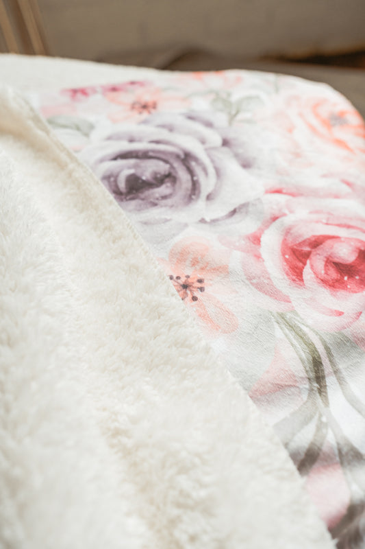 For This Child I Have Prayed Sherpa Blanket