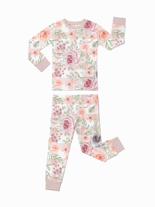 For This Child I Have Prayed Bamboo 2 Piece Pajama Set