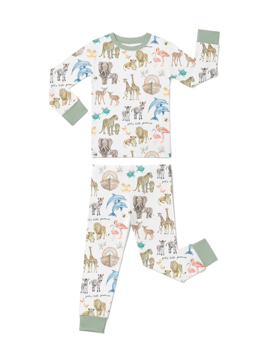 God's Little Promise Bamboo 2 Piece Pajama Set