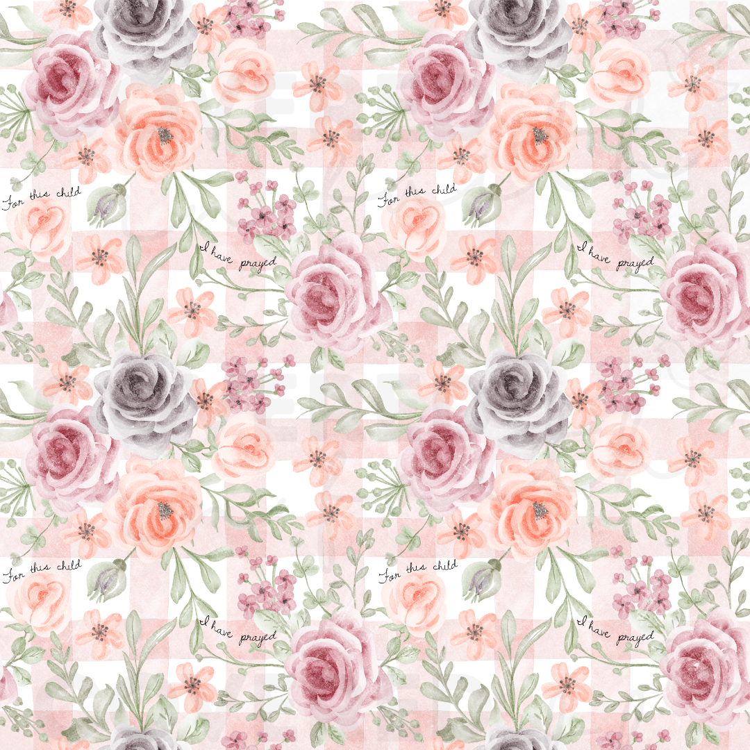 For This Child I Have Prayed Bamboo 2 Piece Pajama Set