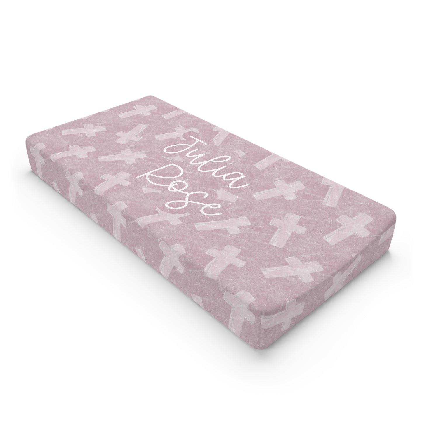 Personalized Covered in Grace Changing Pad Cover
