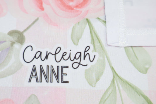 Personalized For This Child I Have Prayed Baby Swaddle Blanket