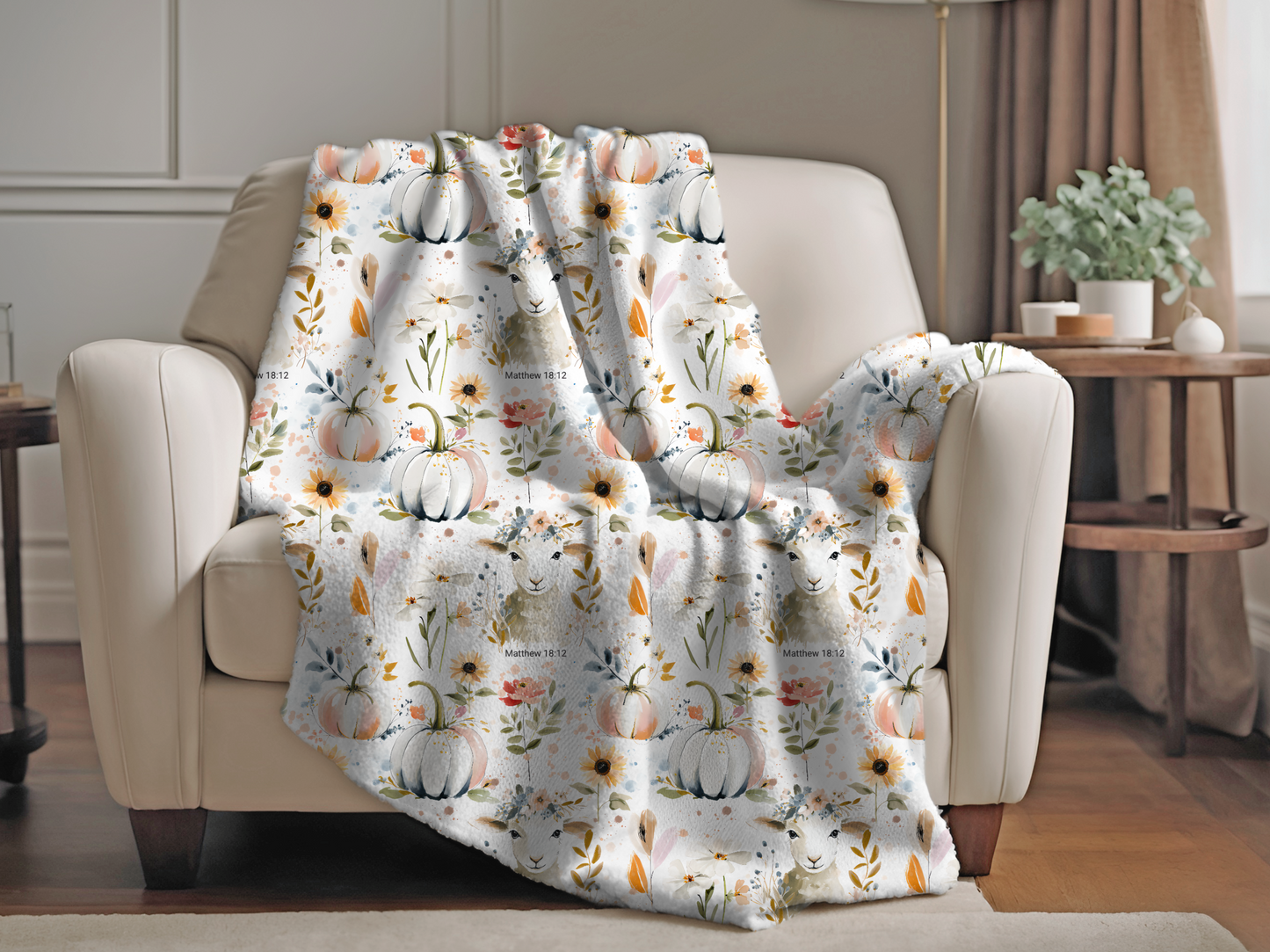 Matthew 18:12 He Left The 99 To Find Me Velveteen Plush Blanket