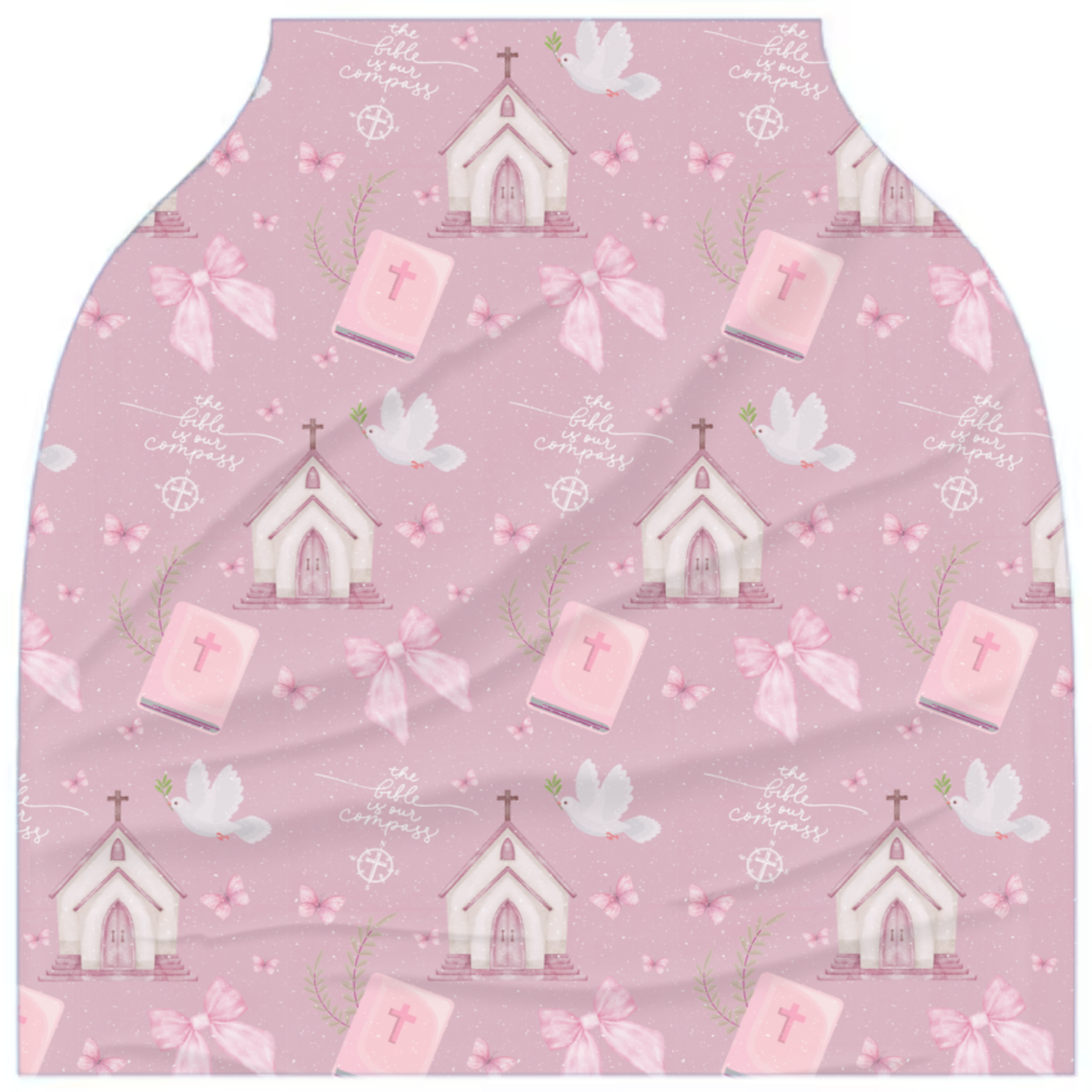 Bible Is Our Compass Nursing Cover & Car Seat Canopy