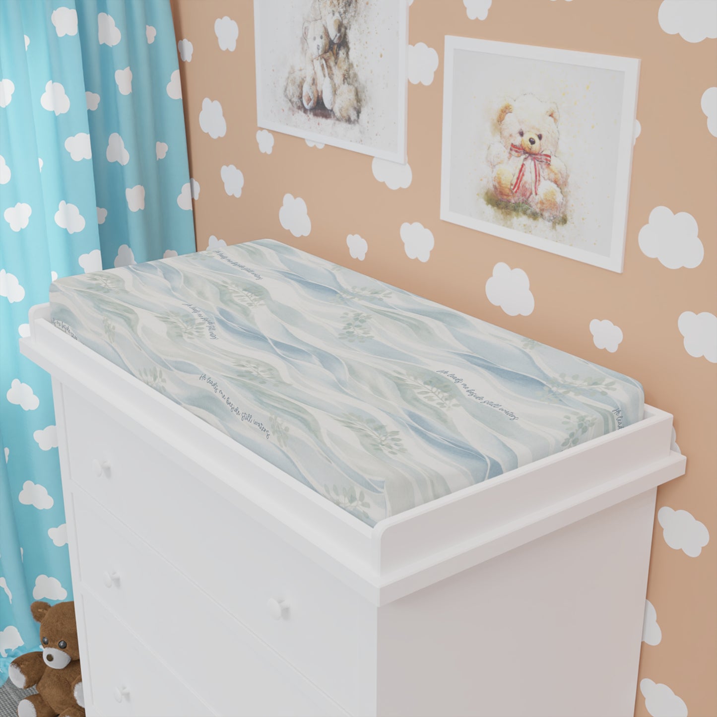 Still Waters Changing Pad Cover