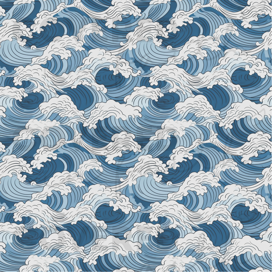 Personalized Through The Waters Crib Sheet