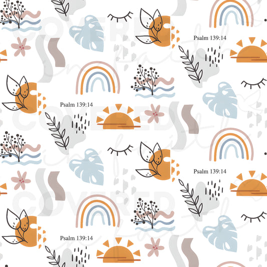 Fearfully and Wonderfully Made Fleece Blanket