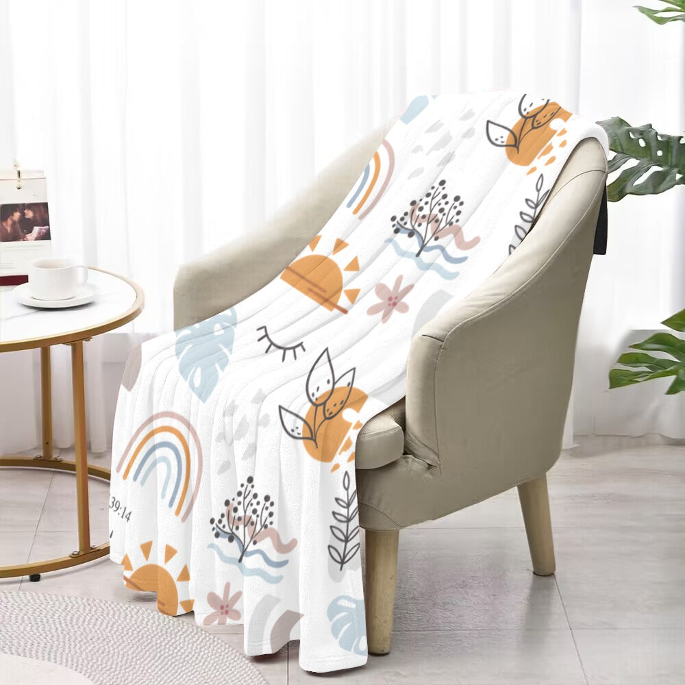 Psalm 139:14 - Wonderfully Made Fleece Blanket