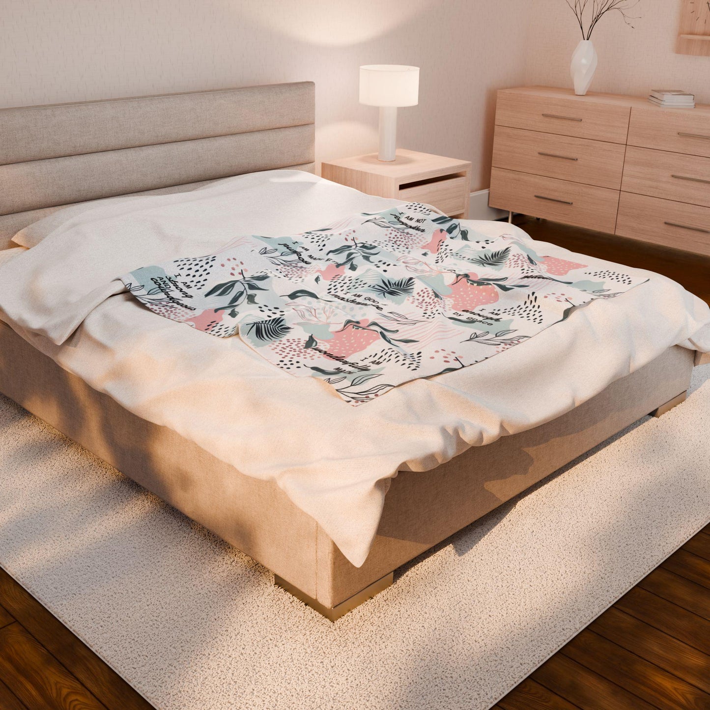 Inspirational Bible Verse Plush Blanket