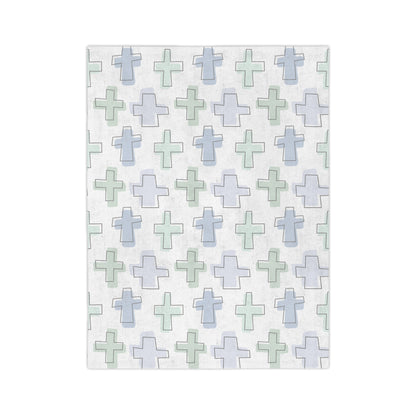 Rooted in Faith Minky Blanket