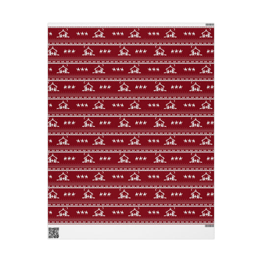Christmas Nativity Gift Wrapping Paper