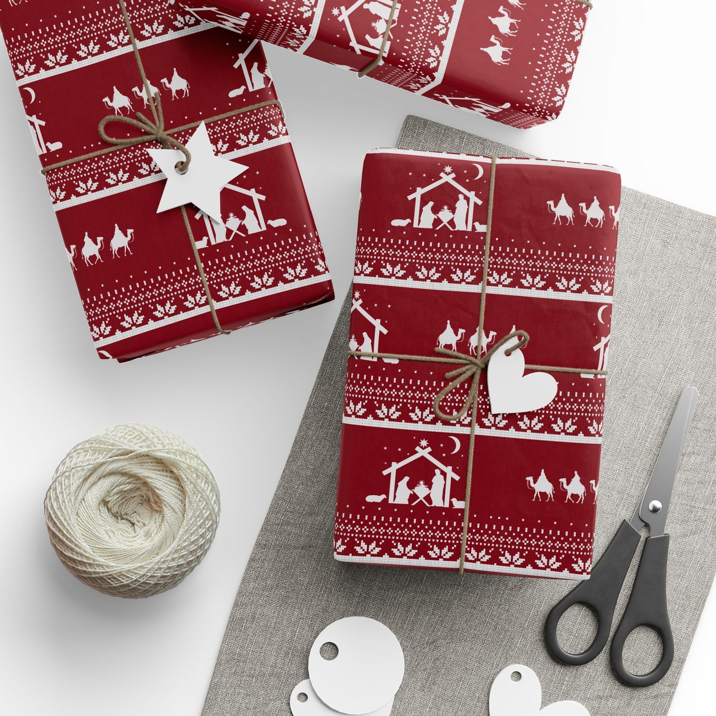 Christmas Nativity Gift Wrapping Paper