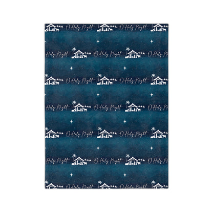 O Holy Night Minky Blanket