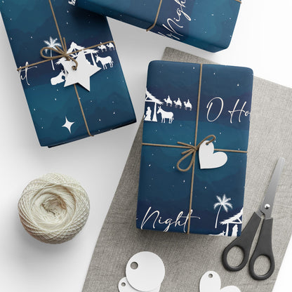 O Holy Night Nativity Gift Wrapping Paper