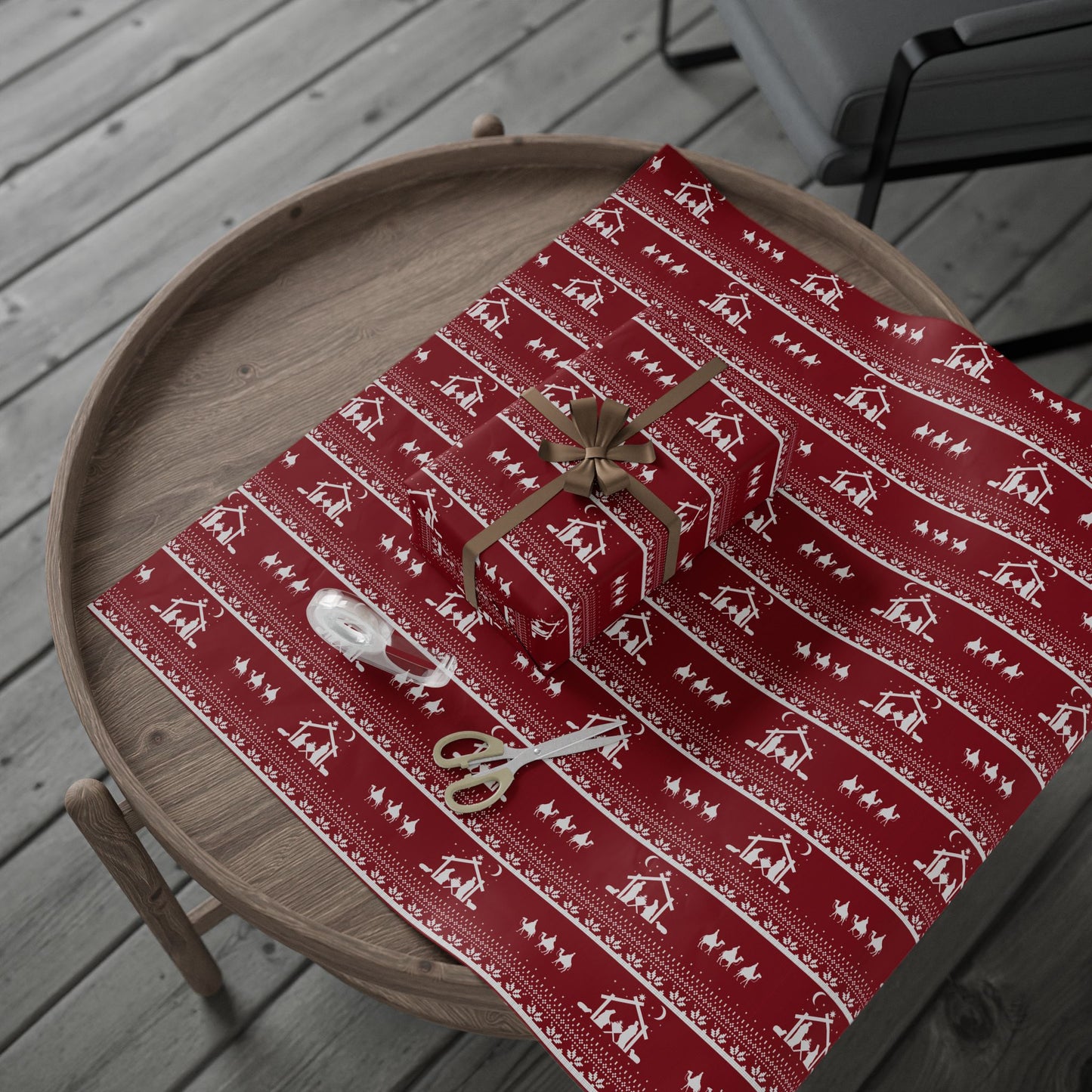 Christmas Nativity Gift Wrapping Paper