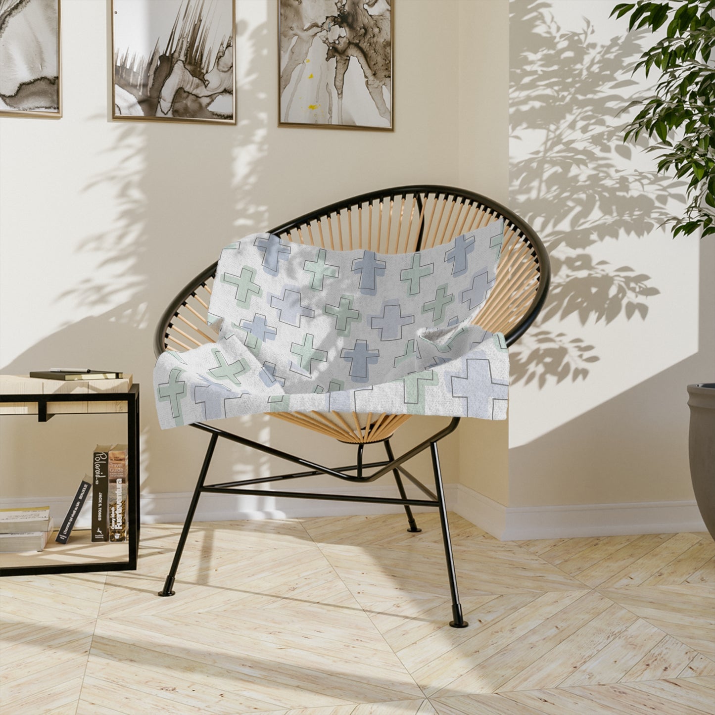 Rooted in Faith Minky Blanket