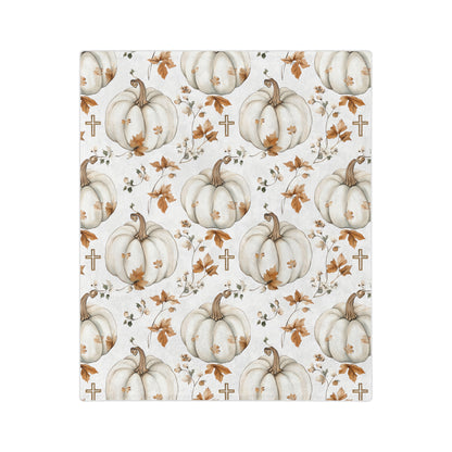Faithful Harvest Velveteen Blanket