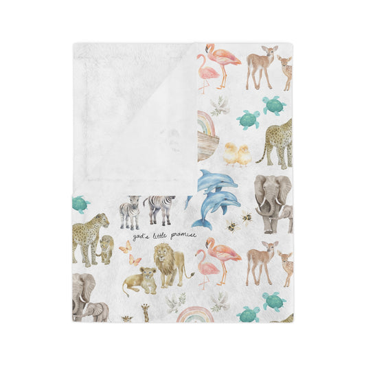 God's Little Promise Minky Blanket