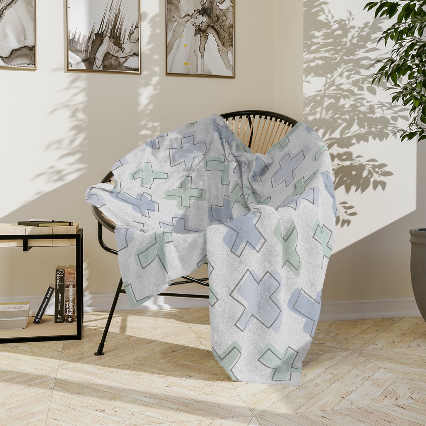 Rooted in Faith Minky Blanket