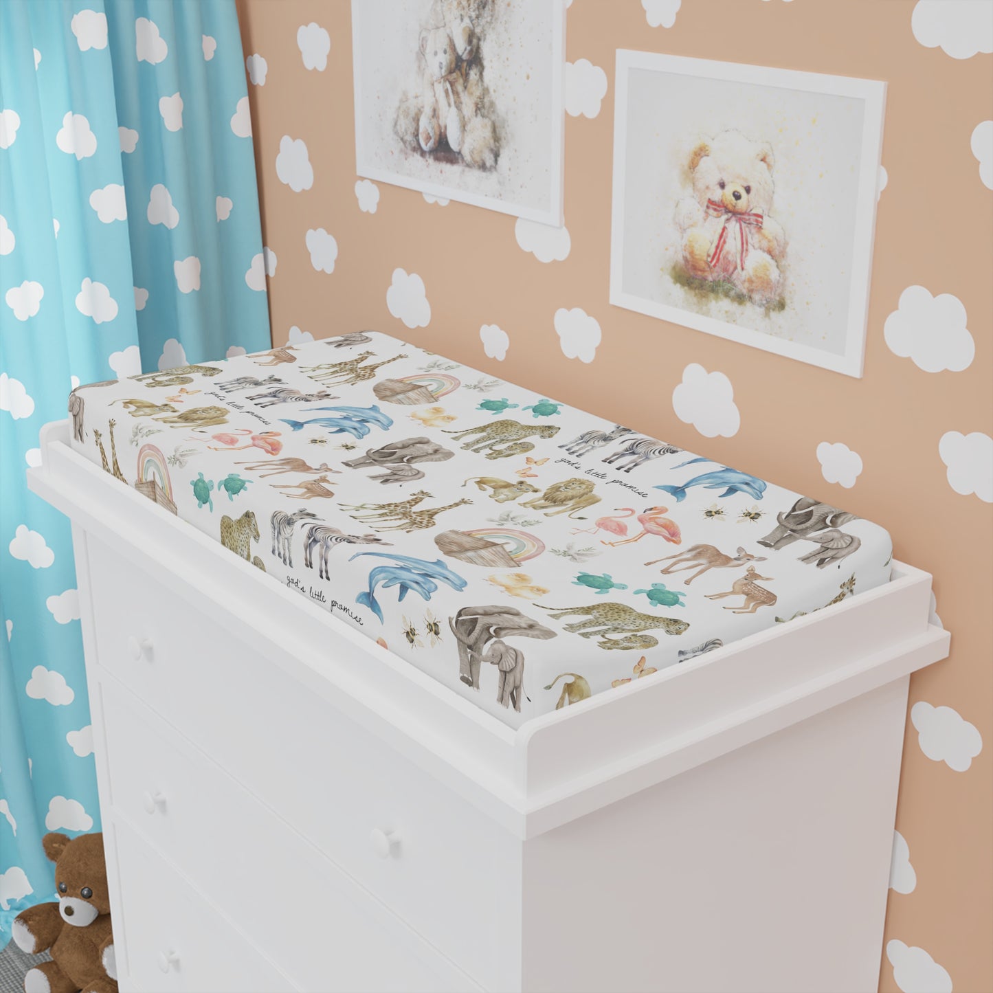 God's Little Promise Changing Pad Cover