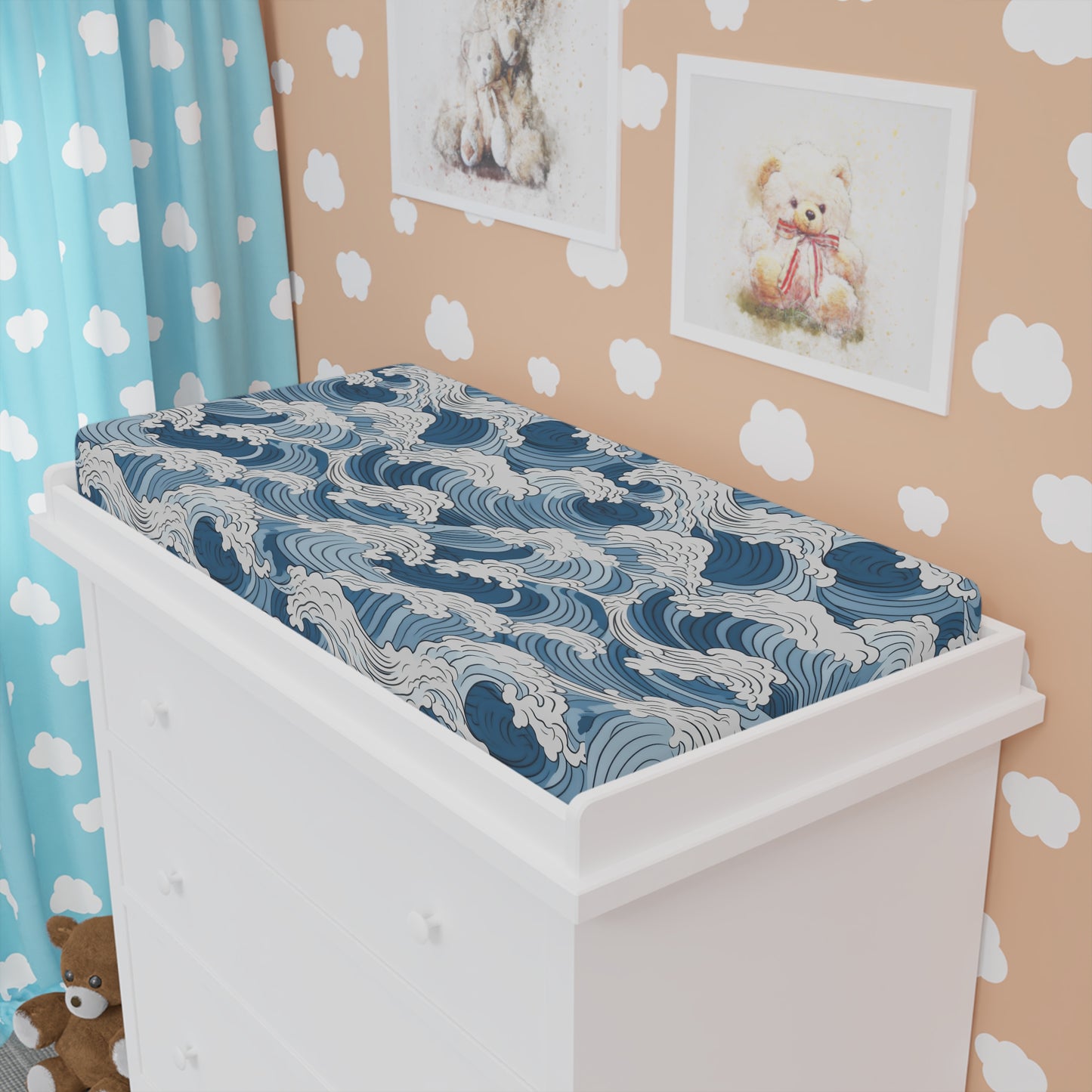 Through The Waters Changing Pad Cover