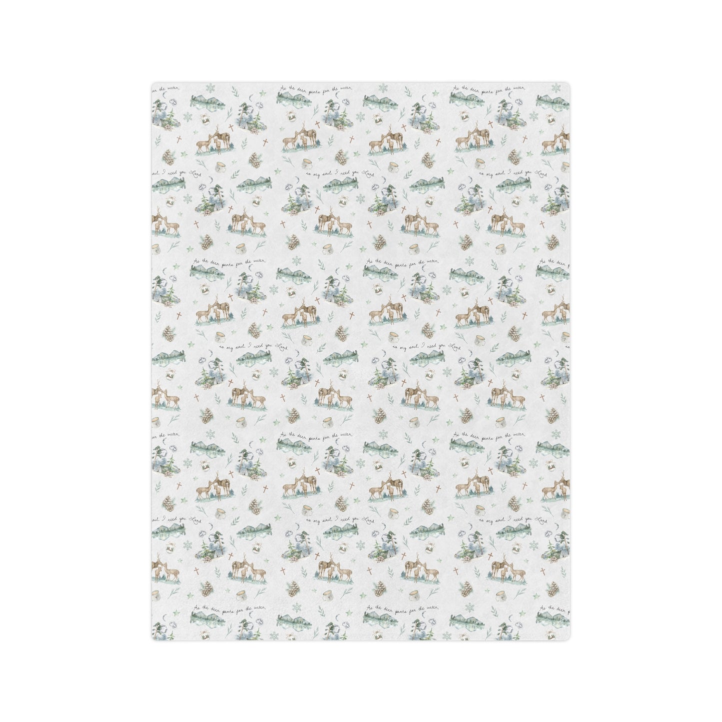 My Soul Longs Minky Blanket