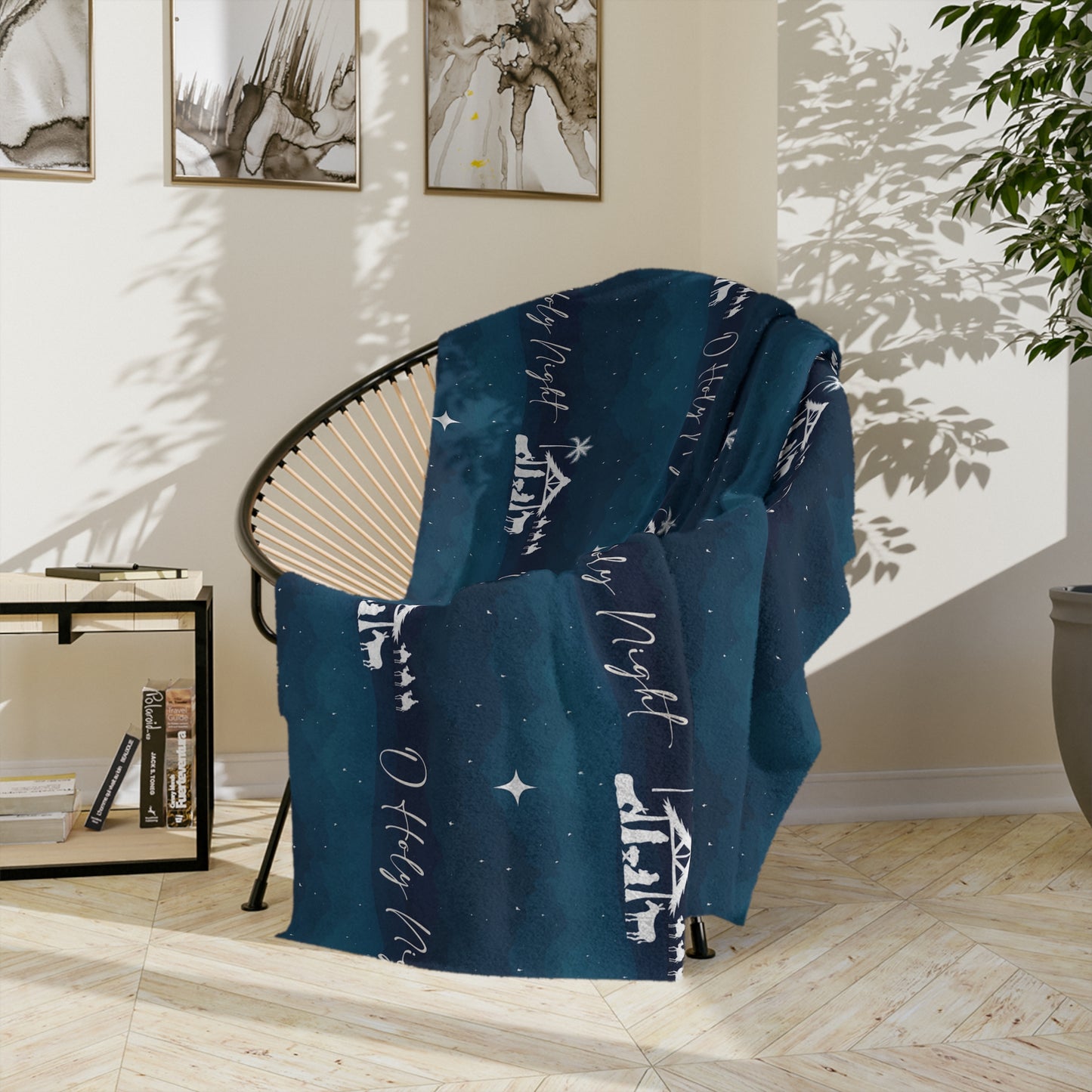 O Holy Night Minky Blanket