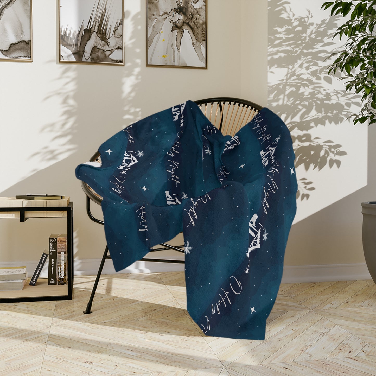 O Holy Night Minky Blanket