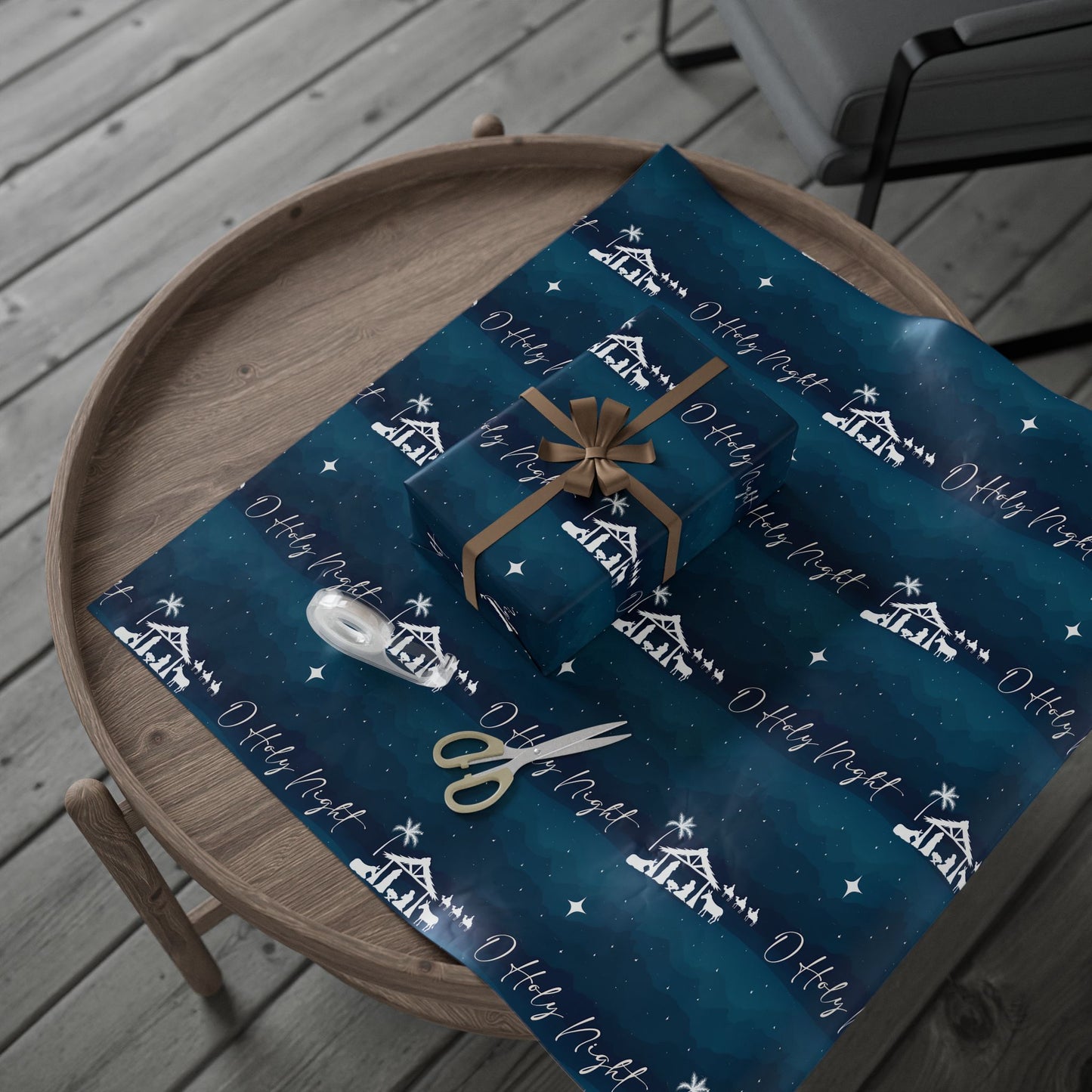 O Holy Night Nativity Gift Wrapping Paper