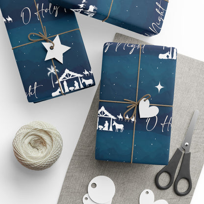 O Holy Night Nativity Gift Wrapping Paper