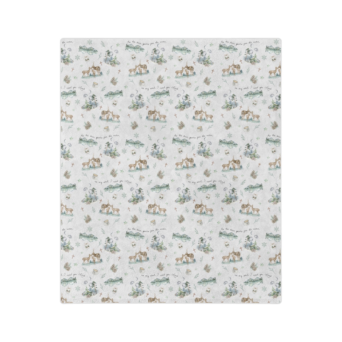 My Soul Longs Minky Blanket